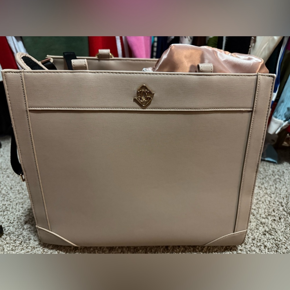 Glass Ladder Co Large Taupe Everly Tote
